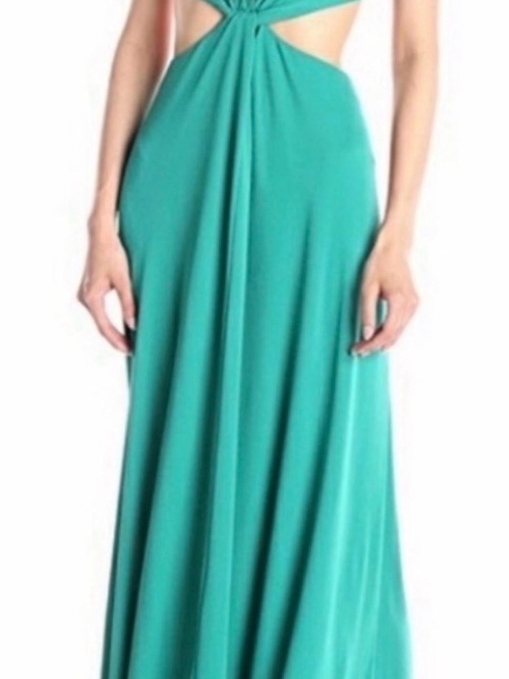 BCBG Maxazria Olesya Maxi Dress, emerald. NWT